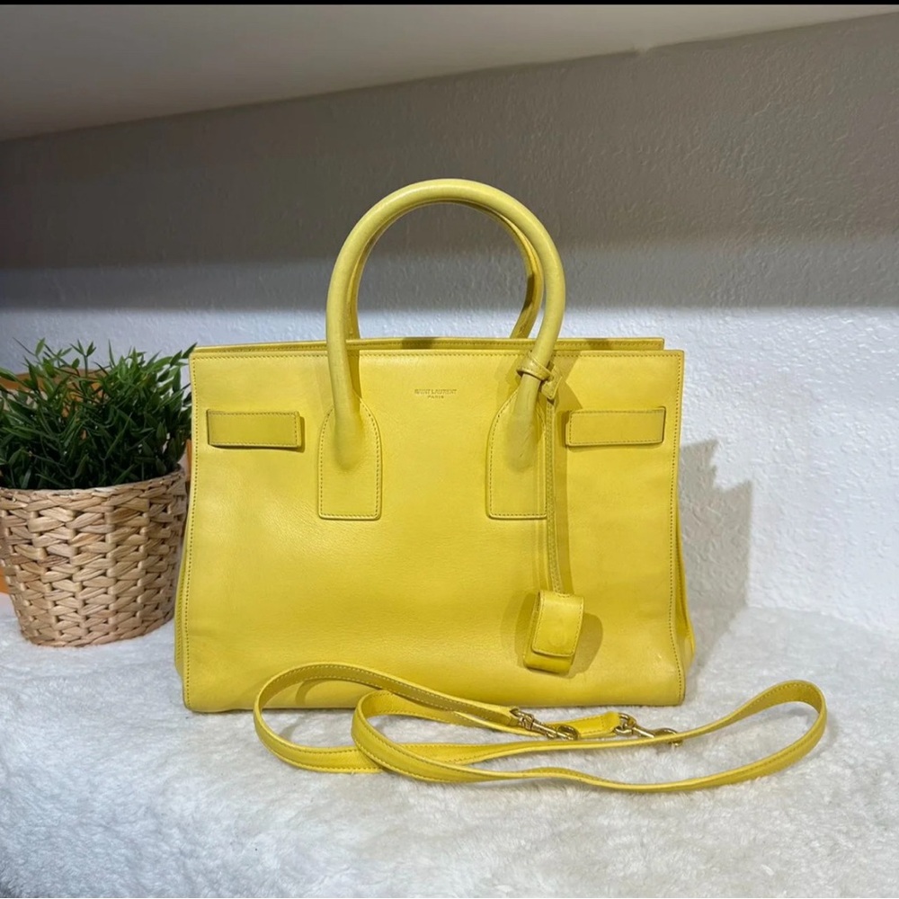 Yves Saint Laurent Vibrant Yellow Tote